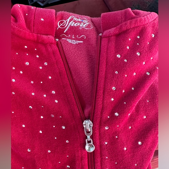 Style & Co Sport zip up jacket Size L - Picture 3 of 5